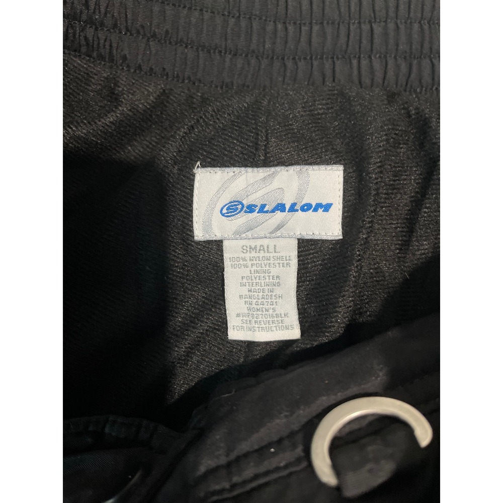 Slalom Womens Black Insulated Snow Pants Size Small Waterproof Ski Snowboard - Picture 5 of 5